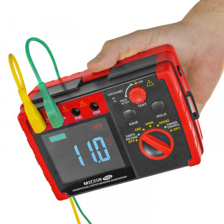 Измеритель сопротивления заземления (омметр) МЕГЕОН 13122 купить по низкой цене | МАКСПРОФИТ Измеритель сопротивления заземления (омметр) МЕГЕОН 13122 купить по низкой цене | МАКСПРОФИТ