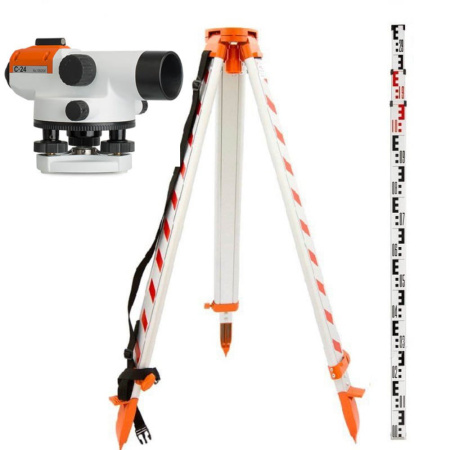 Комплект оптический нивелир RGK C-24 + штатив S6-N + рейка AMO S5 купить по низкой цене | МАКСПРОФИТ Комплект оптический нивелир RGK C-24 + штатив S6-N + рейка AMO S5 купить по низкой цене | МАКСПРОФИТ