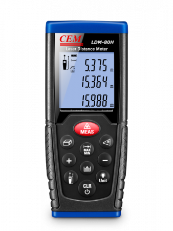 Лазерная рулетка - дальномер CEM LDM-80H купить по низкой цене | МАКСПРОФИТ Лазерная рулетка - дальномер CEM LDM-80H купить по низкой цене | МАКСПРОФИТ