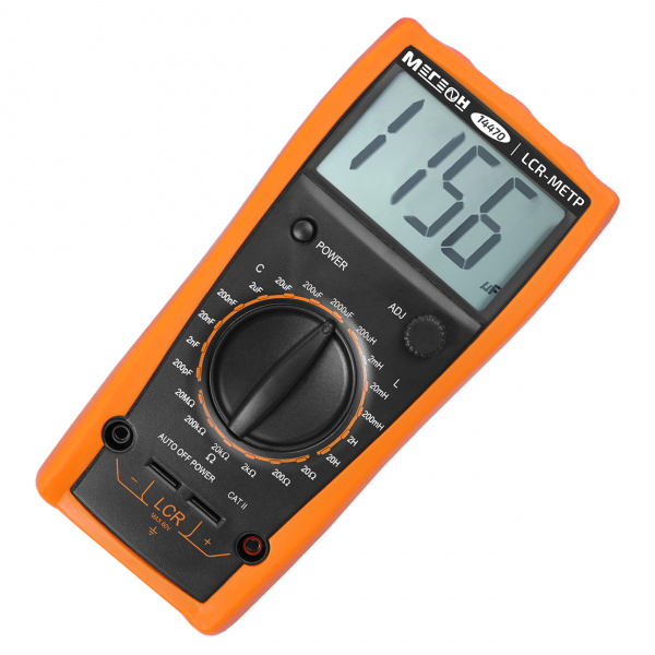 Цифровой измеритель индуктивности, ёмкости и сопротивления (LCR- метр) МЕГЕОН 14470 купить по низкой цене | МАКСПРОФИТ Цифровой измеритель индуктивности, ёмкости и сопротивления (LCR- метр) МЕГЕОН 14470 купить по низкой цене | МАКСПРОФИТ