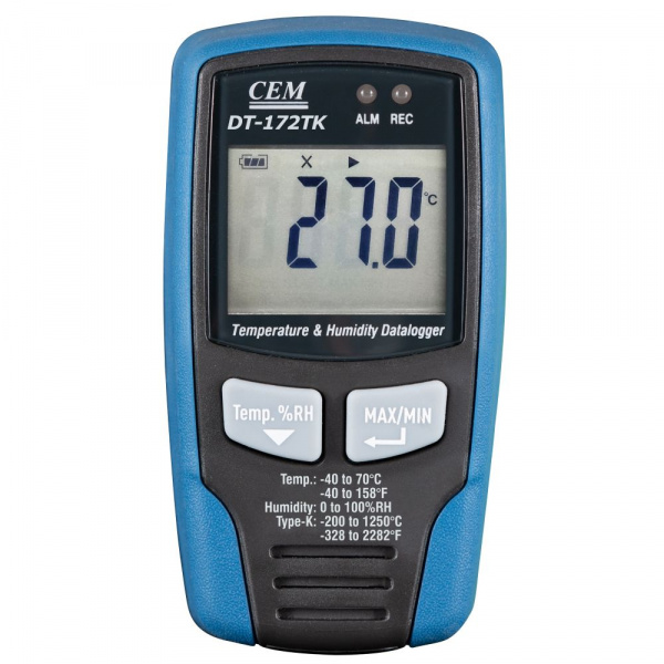 Регистратор температуры и влажности CEM DT-172TK купить по низкой цене | МАКСПРОФИТ Регистратор температуры и влажности CEM DT-172TK купить по низкой цене | МАКСПРОФИТ