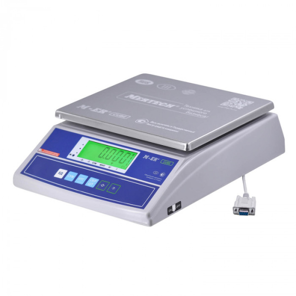 Фасовочные настольные весы M-ER 326 AF-32.5 "Cube" LCD RS-232 (двойной дисплей) купить по низкой цене | МАКСПРОФИТ