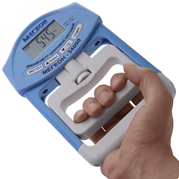 Динамометр кистевой (силомер) цифровой МЕГЕОН 34090 купить по низкой цене | МАКСПРОФИТ Динамометр кистевой (силомер) цифровой МЕГЕОН 34090 купить по низкой цене | МАКСПРОФИТ
