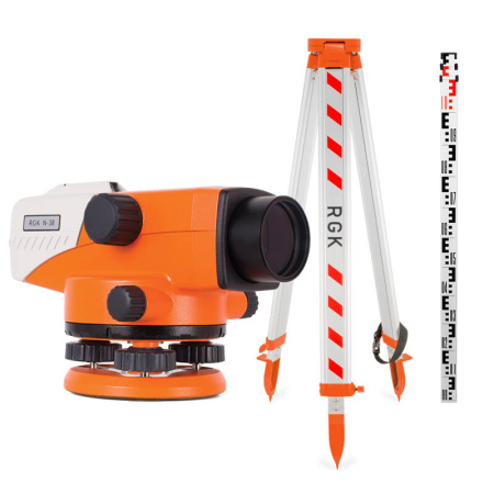 Комплект оптический нивелир RGK N-24 + штатив S6-N + рейка RGK TS-7 купить по низкой цене | МАКСПРОФИТ Комплект оптический нивелир RGK N-24 + штатив S6-N + рейка RGK TS-7 купить по низкой цене | МАКСПРОФИТ