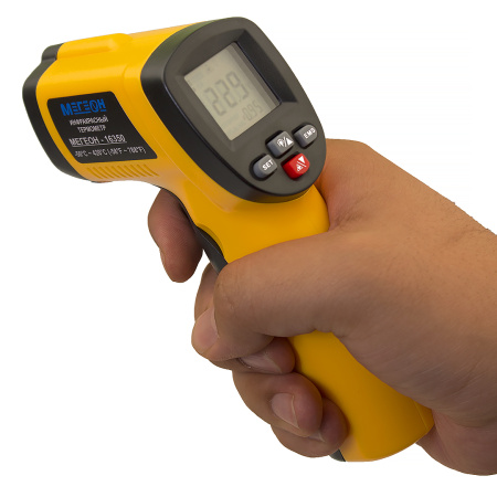 Инфракрасный термометр (пирометр) МЕГЕОН 16350 купить по низкой цене | МАКСПРОФИТ Инфракрасный термометр (пирометр) МЕГЕОН 16350 купить по низкой цене | МАКСПРОФИТ