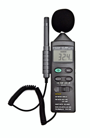 Измеритель параметров окружающей среды 4 в 1 CEM DT-8820 купить по низкой цене | МАКСПРОФИТ Измеритель параметров окружающей среды 4 в 1 CEM DT-8820 купить по низкой цене | МАКСПРОФИТ