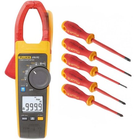 Fluke IB376M комплект - токоизмерительные клещи Fluke 376 FC с набором отвёрток купить по низкой цене | МАКСПРОФИТ