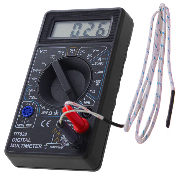 Мультиметр DT-838 купить по низкой цене | МАКСПРОФИТ Мультиметр DT-838 купить по низкой цене | МАКСПРОФИТ