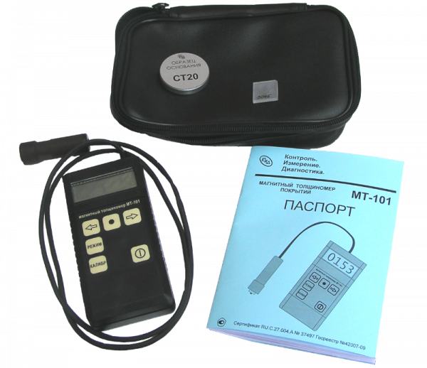 Магнитный толщиномер покрытий МТ-101М с поверкой купить по низкой цене | МАКСПРОФИТ Магнитный толщиномер покрытий МТ-101М с поверкой купить по низкой цене | МАКСПРОФИТ