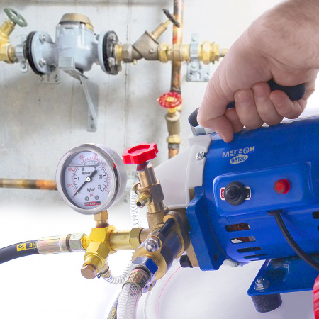 Электрический опрессовочный насос МЕГЕОН 98120 купить по низкой цене | МАКСПРОФИТ Электрический опрессовочный насос МЕГЕОН 98120 купить по низкой цене | МАКСПРОФИТ