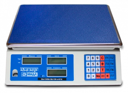Весы торговые электронные МТ-15-МЖА Базар-2У с поверкой купить по низкой цене | МАКСПРОФИТ Весы торговые электронные МТ-15-МЖА Базар-2У с поверкой купить по низкой цене | МАКСПРОФИТ