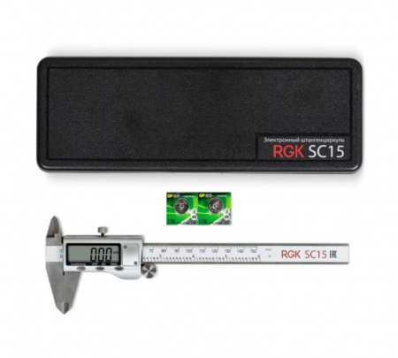 Электронный штангенциркуль RGK SC15 купить по низкой цене | МАКСПРОФИТ Электронный штангенциркуль RGK SC15 купить по низкой цене | МАКСПРОФИТ