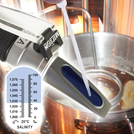 Рефрактометр для измерения концентрации и удельного веса соли МЕГЕОН 72029 купить по низкой цене | МАКСПРОФИТ Рефрактометр для измерения концентрации и удельного веса соли МЕГЕОН 72029 купить по низкой цене | МАКСПРОФИТ