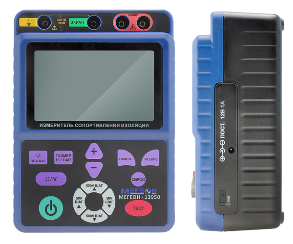 Измеритель сопротивления изоляции (мегаомметр) МЕГЕОН 13950 купить по низкой цене | МАКСПРОФИТ Измеритель сопротивления изоляции (мегаомметр) МЕГЕОН 13950 купить по низкой цене | МАКСПРОФИТ