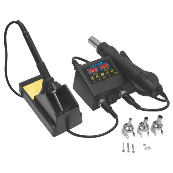 Профессиональная паяльная станция с феном МЕГЕОН 00380 купить по низкой цене | МАКСПРОФИТ Профессиональная паяльная станция с феном МЕГЕОН 00380 купить по низкой цене | МАКСПРОФИТ