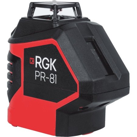 Комплект: лазерный уровень RGK PR-81 + штанга-упор RGK CG-2 купить по низкой цене | МАКСПРОФИТ
