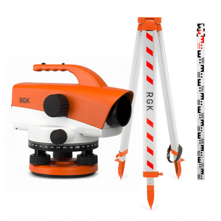 Комплект оптический нивелир RGK C-32 + штатив S6-N + рейка AMO S5 купить по низкой цене | МАКСПРОФИТ Комплект оптический нивелир RGK C-32 + штатив S6-N + рейка AMO S5 купить по низкой цене | МАКСПРОФИТ