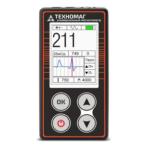 Универсальный магнитометр Техно-НДТ ТЕХНОМАГ с преобразователями П-1С и П-1М тесламетра и образцами купить по низкой цене | МАКСПРОФИТ