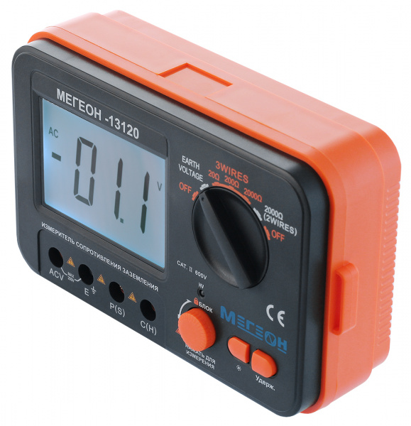 Омметр (измеритель сопротивления заземления)  МЕГЕОН 13120 купить по низкой цене | МАКСПРОФИТ Омметр (измеритель сопротивления заземления)  МЕГЕОН 13120 купить по низкой цене | МАКСПРОФИТ