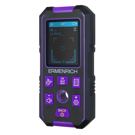 Детектор скрытой проводки Ermenrich Ping SM70, фиолетовый купить по низкой цене | МАКСПРОФИТ Детектор скрытой проводки Ermenrich Ping SM70, фиолетовый купить по низкой цене | МАКСПРОФИТ