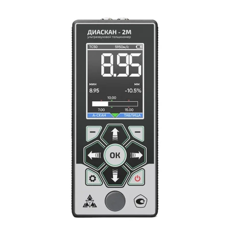 Ультразвуковой толщиномер Техно-НДТ ДИАСКАН-2М (с преобразователями 5 и 10 МГц) купить по низкой цене | МАКСПРОФИТ