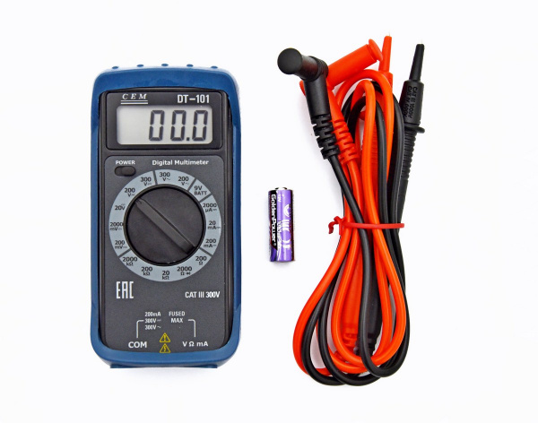 Мультиметр цифровой CEM DT-101 купить по низкой цене | МАКСПРОФИТ Мультиметр цифровой CEM DT-101 купить по низкой цене | МАКСПРОФИТ