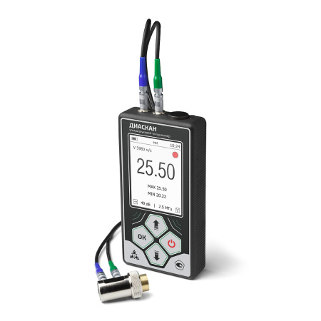 Ультразвуковой толщиномер ДИАСКАН-М (с преобразователями 5 МГц и 10 МГц) купить по низкой цене | МАКСПРОФИТ Ультразвуковой толщиномер ДИАСКАН-М (с преобразователями 5 МГц и 10 МГц) купить по низкой цене | МАКСПРОФИТ