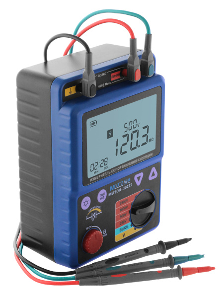 Измеритель сопротивления изоляции (мегаомметр) МЕГЕОН 13225 купить по низкой цене | МАКСПРОФИТ Измеритель сопротивления изоляции (мегаомметр) МЕГЕОН 13225 купить по низкой цене | МАКСПРОФИТ