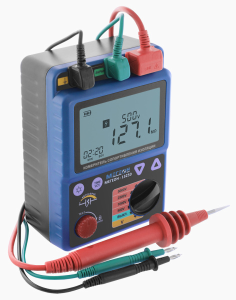 Измеритель сопротивления изоляции (мегаомметр) МЕГЕОН 13250 купить по низкой цене | МАКСПРОФИТ Измеритель сопротивления изоляции (мегаомметр) МЕГЕОН 13250 купить по низкой цене | МАКСПРОФИТ