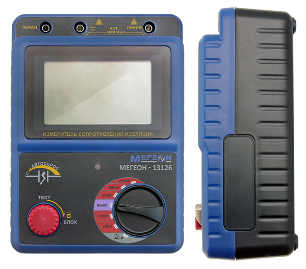 Измеритель сопротивления изоляции (мегаомметр) МЕГЕОН 13126 купить по низкой цене | МАКСПРОФИТ Измеритель сопротивления изоляции (мегаомметр) МЕГЕОН 13126 купить по низкой цене | МАКСПРОФИТ
