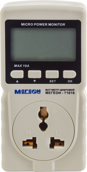 Ваттметр МЕГЕОН 71010 купить по низкой цене | МАКСПРОФИТ Ваттметр МЕГЕОН 71010 купить по низкой цене | МАКСПРОФИТ