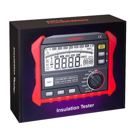 Тестер изоляции Ermenrich Ping ET50, черный купить по низкой цене | МАКСПРОФИТ