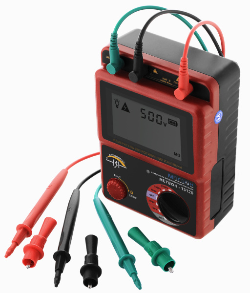 Измеритель сопротивления изоляции (мегаомметр) МЕГЕОН 13125 купить по низкой цене | МАКСПРОФИТ Измеритель сопротивления изоляции (мегаомметр) МЕГЕОН 13125 купить по низкой цене | МАКСПРОФИТ
