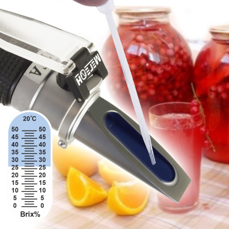 Ручной рефрактометр для определения концентрации сахарозы (Брикс) МЕГЕОН 72004 купить по низкой цене | МАКСПРОФИТ Ручной рефрактометр для определения концентрации сахарозы (Брикс) МЕГЕОН 72004 купить по низкой цене | МАКСПРОФИТ