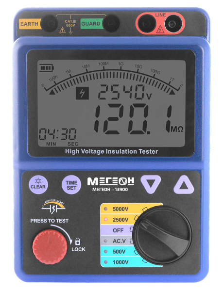 Измеритель сопротивления изоляции (мегаомметр) МЕГЕОН 13900 купить по низкой цене | МАКСПРОФИТ Измеритель сопротивления изоляции (мегаомметр) МЕГЕОН 13900 купить по низкой цене | МАКСПРОФИТ