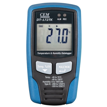 Регистратор температуры и влажности CEM DT-172TK купить по низкой цене | МАКСПРОФИТ Регистратор температуры и влажности CEM DT-172TK купить по низкой цене | МАКСПРОФИТ