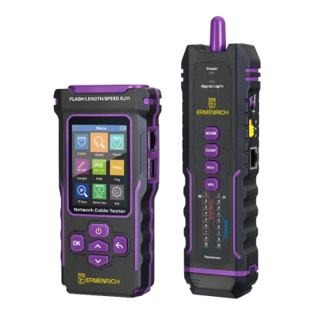 Многофункциональный кабельный тестер Ermenrich NetGeeks NP50 купить по низкой цене | МАКСПРОФИТ